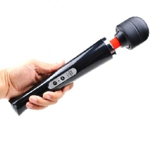 Wand Massager,10-Speed, Rechargeable, BLACK